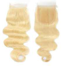 HAMDAAN IMPEX Soft Indian Wave Blonde Remy Hair Extensions et perruques en vrac avec fermeture à lacet faites à la main en Inde - Product Image 2