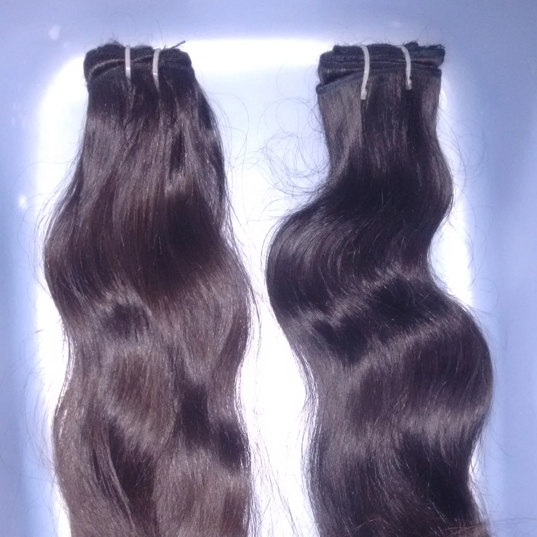 Human hair weaving.Best hot selling raw hair extension.temple human hair weaving from india. city is chennai