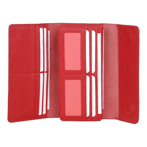 Portefeuille Long 2023 cuir véritable femme-rouge Offre Spéciale - Product Image 3