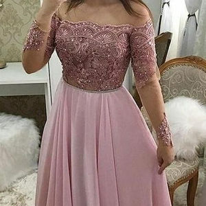 Vestido Maxi asimétrico de gasa ATIYA LIBAS con bordado floral estilo Indie Folk para boda/fiesta-Tallas grandes disponibles - Product Image 1