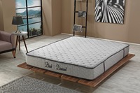 Matelas roulé compressé haute densité en mousse à mémoire de forme et ressorts, antibactérien, amovible, pour lit Super Single, Queen, King, Full Size, usage hospitalier