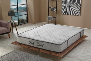 Matelas en latex naturel de taille super simple, queen, king, full, avec ressorts en mousse haute densité compressés en rouleau - Product Image 3