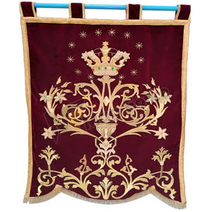 Vente en gros prêt à expédier 3x5 pieds 100% polyester drapeau chrétien religieux - Product Image 1