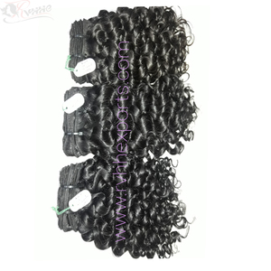 ผมหยิกบริสุทธิ์10-30นิ้ว100% ไม่ผ่านการแปรรูปผมจริงจากอินเดีย - Product Image 2