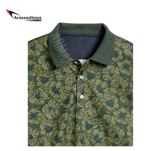 Camisa de Golf para Hombre, 100% Algodón, Anti-Pilling, Secado Rápido, Transpirable, Cierre de Botones, Manga Corta, Tejido Sólido Informal - Product Image 4