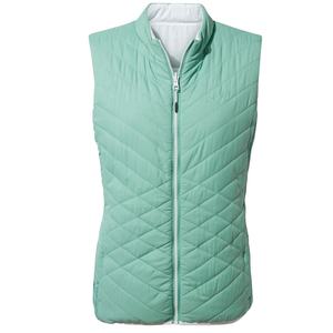 Gilet matelassé pour femme, ultra-léger, écologique, respirant, coupe-vent, rembourré en polyester, hydrofuge, pliable, brodé - Product Image 5