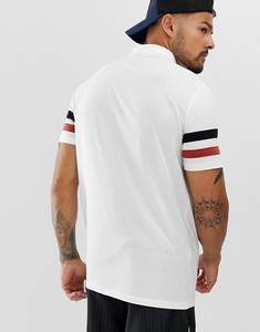 Wholesale <b>White</b> Color Custom Stripe Men's <b>Plain</b> Polo <b>Shirts</b> - Product Image 2