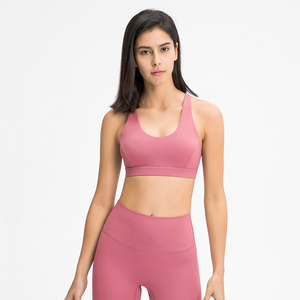 Plus Size Sexy Lightweight Breathable Four-Way <b>Stretch</b> Sports <b>Bra</b> Women Training Gym Fitness Shockproof <b>Bra</b> Top Adjustable - Product Image 1