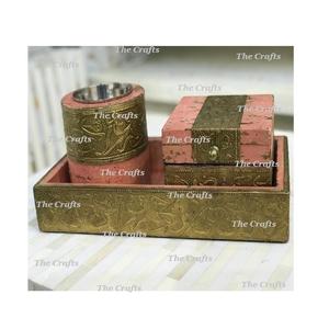 Marvelous Design Wooden Bakhoor Burner With Tray And Oud <b>Box</b> Home And Hotel Fragrance <b>Incense</b> Burner Mabkhara - Product Image 4