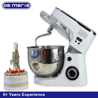 Mélangeur de gâteau automatique sur pied, mélangeur de table électrique, bol de 5L, farine planétaire, pâte sur pied, machine