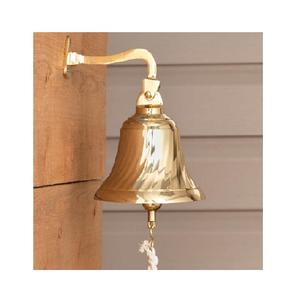 Golden Harmony Handcrafted Brass <b>Bell</b> Antique Inspired Artisan <b>Chime</b> for Meditation Worship & Decor - Product Image 2