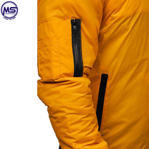 Veste d'hiver décontractée chaude personnalisée coupe-vent d'extérieur imperméable Bomber rembourrée pour hommes - Product Image 6