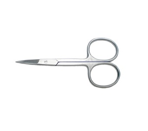 กรรไกรตัดขนาดเล็ก9.5ซม. ปลายโค้งปกติทำจากสแตนเลสเกรดเยอรมันคุณภาพ - Product Image 1