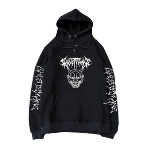 Sudadera con capucha para hombre, prenda deportiva con estampado de demonio gótico - Product Image 6