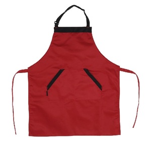 Tablier de cuisine avec logo personnalisé, certifié à pois en coton biologique, 100% - Product Image 1