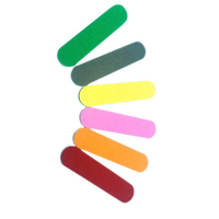 ARMA International OEM Lima de Uñas Mini de Doble Cara Colorida 100/180 Fabricada en Pakistán Modelo AI-NF-003