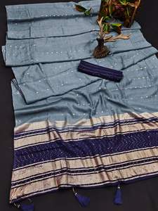 Vêtements de mariage traditionnels indiens, vente en gros, en coton doux, nouvelle tendance, riche palette de prix, pour femmes, 2020 - Product Image 6