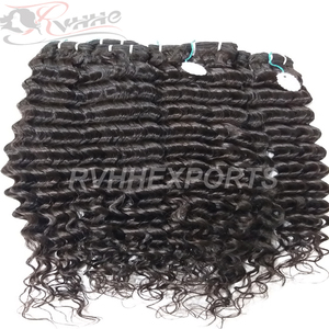 ผมหยิกบริสุทธิ์10-30นิ้ว100% ไม่ผ่านการแปรรูปผมจริงจากอินเดีย - Product Image 3