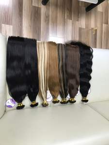 Gran oferta 2023, extensiones humanas, doble trama de pelo liso, color marrón Piano, pelo mcsara, trama, fábrica de empresa de pelo - Product Image 4