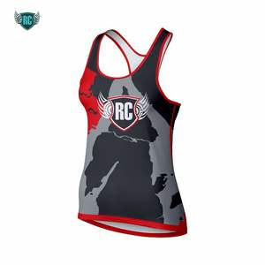 Dernier été à séchage rapide Racerback débardeur pour dames motif floral conception personnalisée Sexy Sublimation impression XS taille meilleur prix - Product Image 3