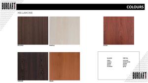 Bibliothèque de bureau design moderne 2 portes en verre 2 en mélamine 168h Classeur commercial 80*40 *-Fabrication OEM/ODM - Product Image 6