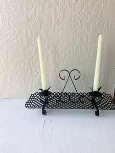 Elegant Iron <b>Candle</b> <b>Holder</b> in Brass and Iron With <b>Black</b> Finished Perfect for Stylish Tabletop Home Decor Stable Stand - Product Image 6