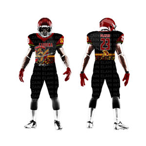 Maillots de football américain OEM personnalisés en gros, maillots d'entraînement par sublimation, uniformes respirants, grandes tailles pour adultes - Product Image 1