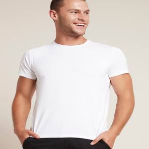 2023 T-shirts en coton avec logo personnalisé pour hommes vêtements unis à manches courtes extensibles de haute qualité pour un style décontracté et formel - Product Image 4