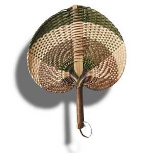 Abanico de Palma hecho a mano, decoración del hogar, fresco, de verano, hecho en Vietnam 99GD - Product Image 2