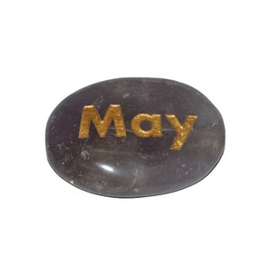Amatista puede ágata semipreciosa y cristales piedras talladas decorativas con grabados inspiradores exportador profesional - Product Image 1