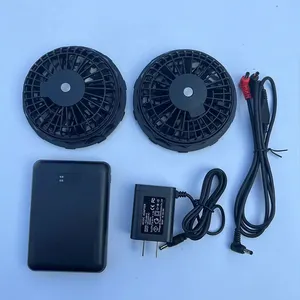 12V Borstelloze Dc Fan Outdoor Koeling Airconditioning Jacket Fans Dc Borstelloze Ventilator Motor 12V