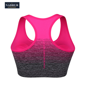 Women High for Sports <b>Bra</b> with Padded Removable Cups Spandex/Polyester Quick Dry & Breathable Textured Design for Yoga - Product Image 6
