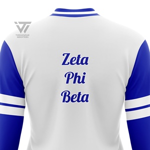 De Zeta Phi Beta Sorority bordado chaqueta de Bombardero - Product Image 5