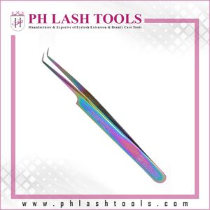 Pince À Épiler À cils en Multi Couleur, pince à Épiler Volume 6mm 75 Degrés, nouveau Modèle Pince À Épiler pour Cils de Marque Privée - Product Image 3
