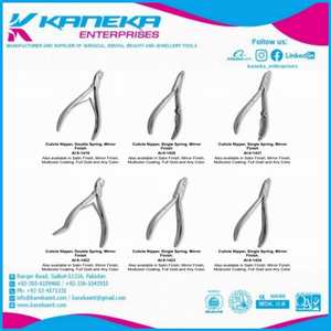 Pince à ongles professionnelle de manucure à cuticules en acier inoxydable de meilleure qualité Top vente avec Logo de marque personnalisé gravé au Laser - Product Image 5