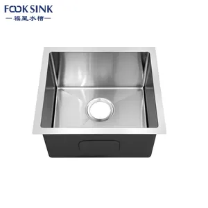 福克水槽304单碗Upc下装不锈钢厨房单碗水槽