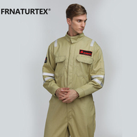 FRNATURTEX Combinaison de travail de sécurité pour électricien personnalisée en aramide, vêtements de travail en coton, uniforme de travail industriel pour hommes