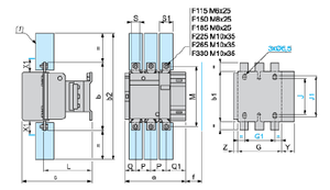 Paiement en ligne LC1F185M7 3P 220V AC telemecaniquet 185A Contacteur - Product Image 6