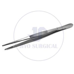 Offres Spéciales 14cm pansement pince à épiler CE approuvé pince à épiler manuelle en acier inoxydable droite dentelée conception disponible différent - Product Image 1