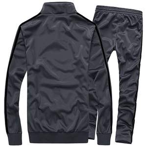 Ensemble de sport pour hommes, vêtements d'entraînement, fermeture éclair complète, tenue de sport, Sweat-shirt décontracté - Product Image 2