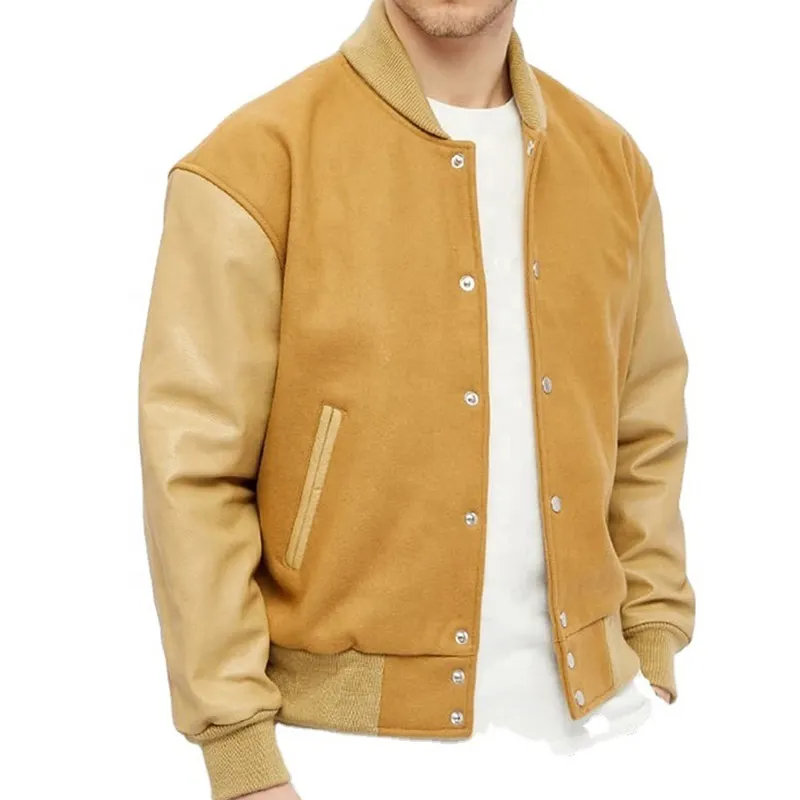 Mens Winter Clothe Custom Varsity Bomber Jacket Wholesale Blank Baseball Letterman College Jacket