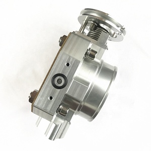 BJR High Quality Aluminum 75mm Racing <strong>Performance</strong> <strong>Parts</strong> Silver Billet Throttle Body - Product Image 5