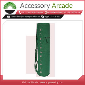 Accesorio de bolsa protectora con cubierta de ojal de algodón puro 100% para esterillas de Yoga - Product Image 6