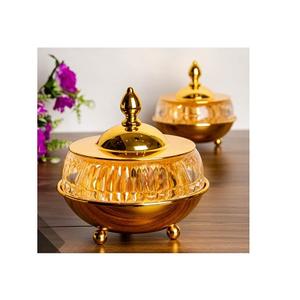 Meilleur plat de service en laiton de forme ronde fait à la main plat de service en laiton de taille personnalisée avec une bonne qualité - Product Image 6