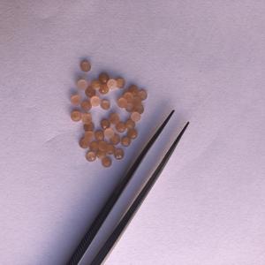 Piedra lunar de melocotón Natural de 3mm, cabujones sueltos de corte de Rosa redonda, piedras de calidad AAA, venta al por mayor a granel para la fabricación de joyas, colgante Alibaba - Product Image 2