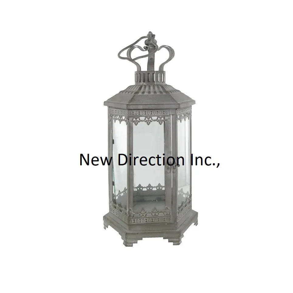 Garden Decoration Unique Design Candle Lantern Sustainable Quality Glass And Metal Candle Lantern At Wholesale Price