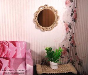 Timeless Handmade Elegance Macrame <b>Mirror</b> - Product Image 1
