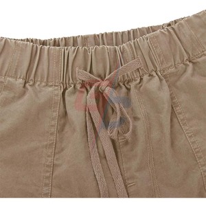 Shorts Casuales para Mujer, Cintura Alta Elástica con Cordón, Transpirables, con Bolsillos, Estilo Regular, Estampados - Product Image 3