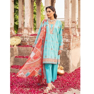 Ocher ชุดเดรสเด็กผู้หญิง3ชิ้น,ชุดสูทปากีสถานขายดีชุดเดรสผู้หญิงอินเดียชุดฤดูร้อนและฤดูหนาว - Product Image 6