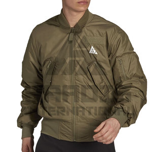 Venta al por mayor de secado rápido chaqueta de los hombres para la venta en línea de poliéster hecho chaqueta de bombardero para los hombres - Product Image 1